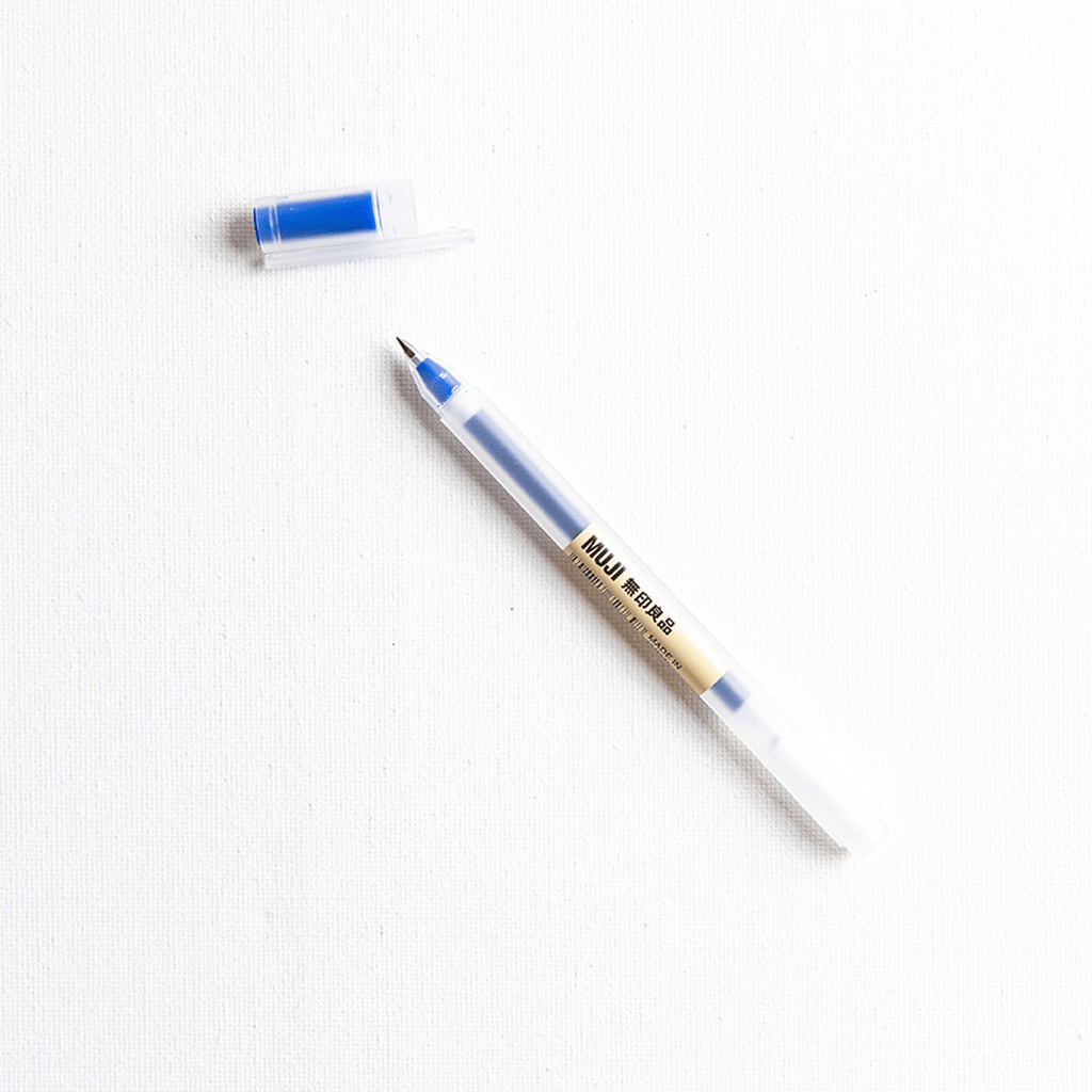 עט ג'ל - כחול _ מוג'י